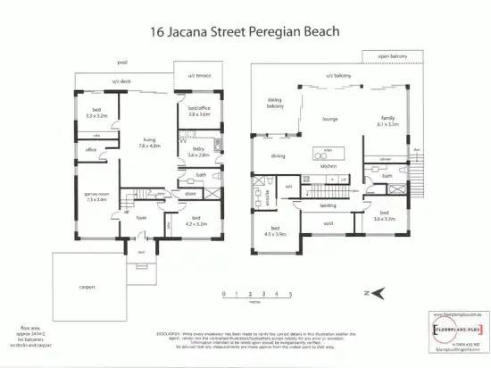 Floorplan of Homely house listing, 16 Jacana St, Peregian Beach QLD 4573