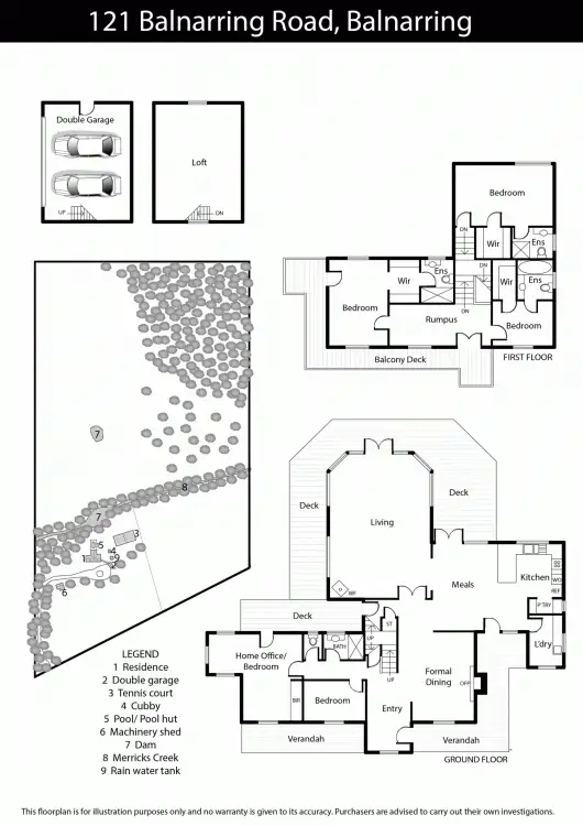 Floorplan of Homely house listing, 121 Balnarring Road, Balnarring VIC 3926