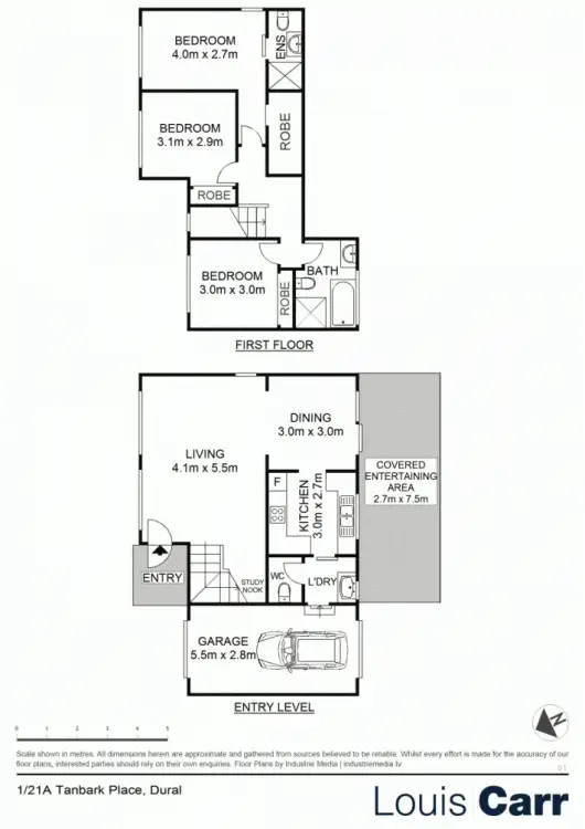 Floorplan of Homely house listing, 1/21a Tanbark Place, Dural NSW 2158