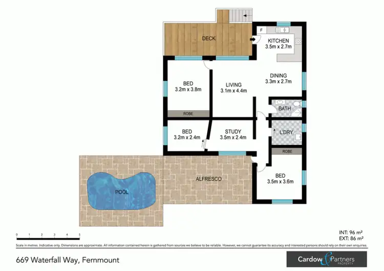Floorplan of Homely house listing, 669 Waterfall Way, Fernmount NSW 2454