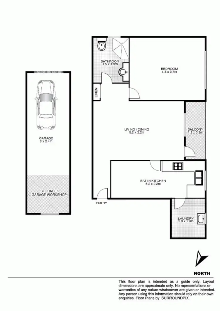 Floorplan of Homely unit listing, 10/4 Chalmers Street, Belmore NSW 2192