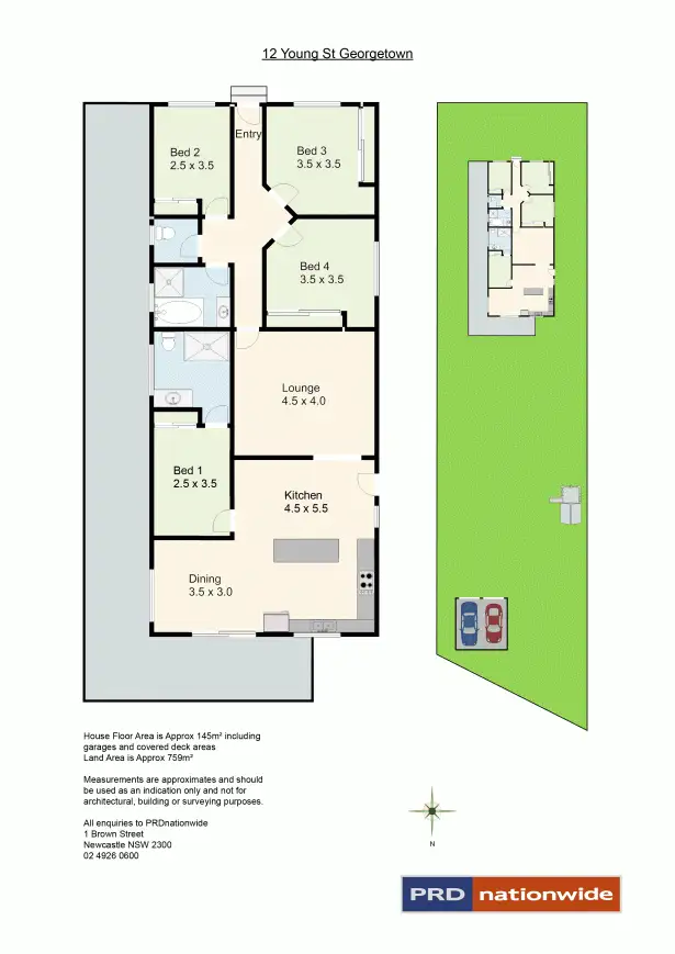 Floorplan of Homely house listing, 12 Young Street, Georgetown NSW 2298