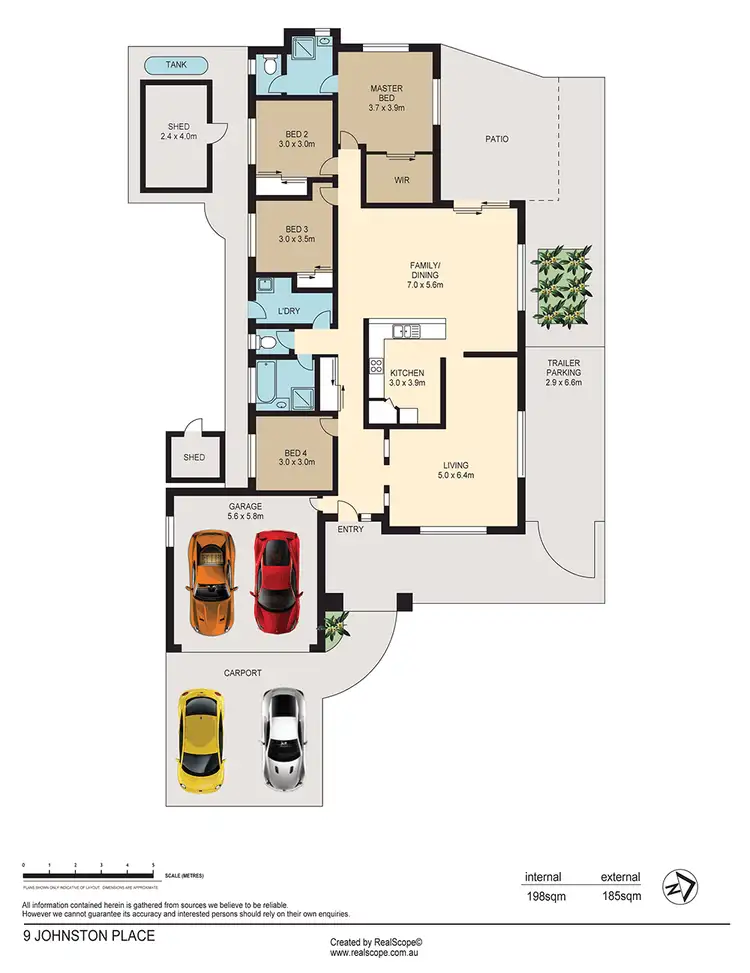 Floorplan of Homely house listing, 9 Johnston Place, Bracken Ridge QLD 4017