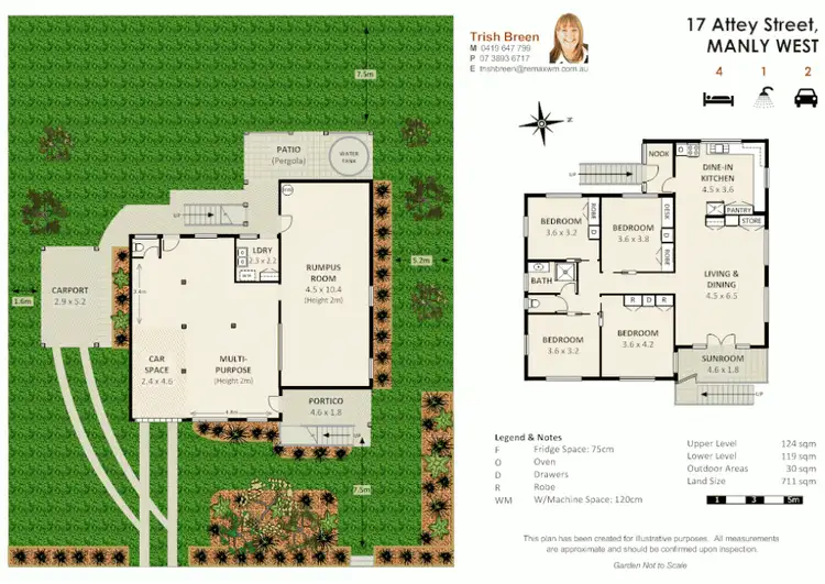 Floorplan of Homely house listing, 17 Attey St, Manly West QLD 4179