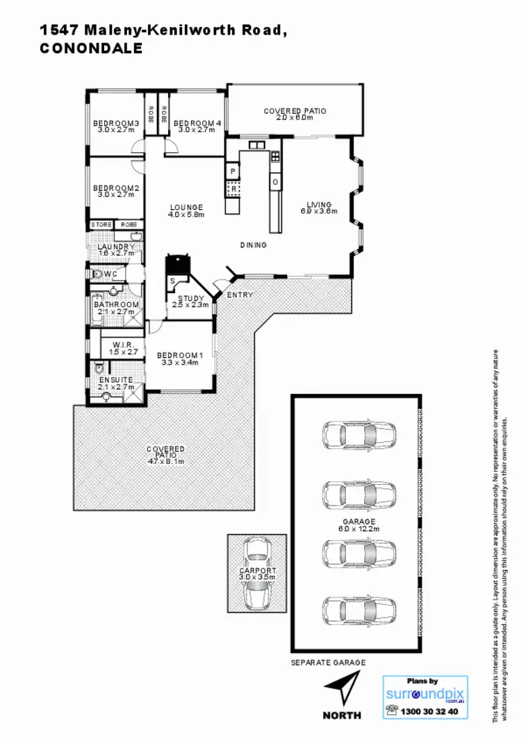 Floorplan of Homely house listing, 1547 Maleny-Kenilworth Road, Maleny QLD 4552