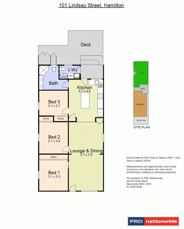 Floorplan of Homely house listing, 101 Lindsay Street, Hamilton NSW 2303