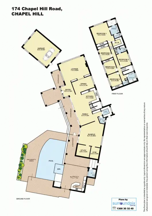 Floorplan of Homely house listing, 174 Chapel Hill Road, Chapel Hill QLD 4069