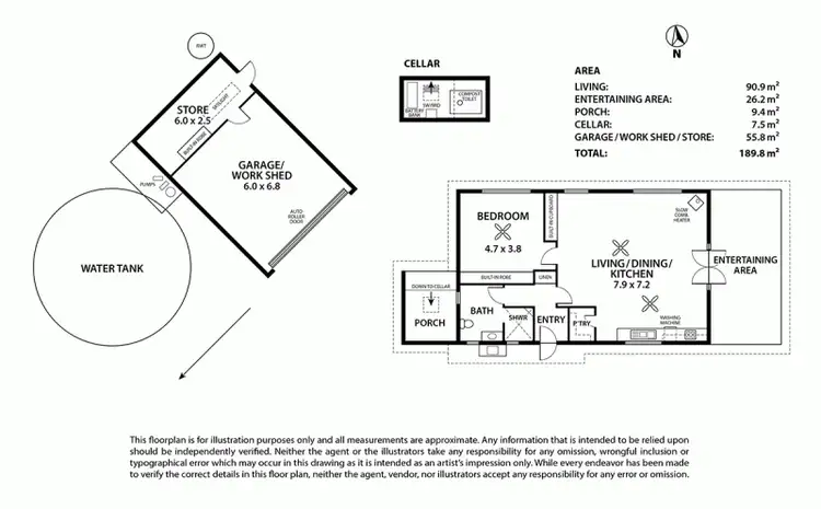Floorplan of Homely rural property listing, Address available on request