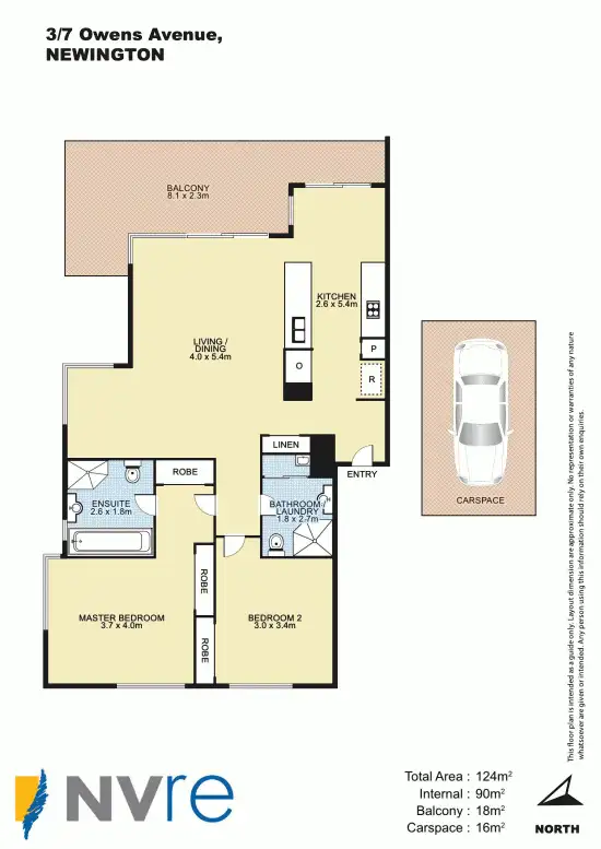 Floorplan of Homely unit listing, 3/7 Owens Avenue, Newington NSW 2127