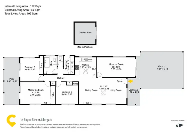 Floorplan of Homely house listing, 33 Boyce Street, Margate QLD 4019