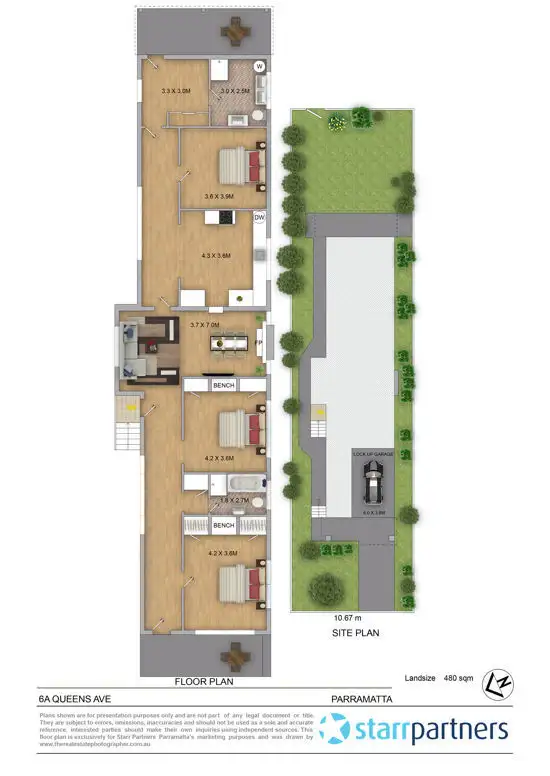 Floorplan of Homely house listing, 6a Queens Avenue, Parramatta NSW 2150