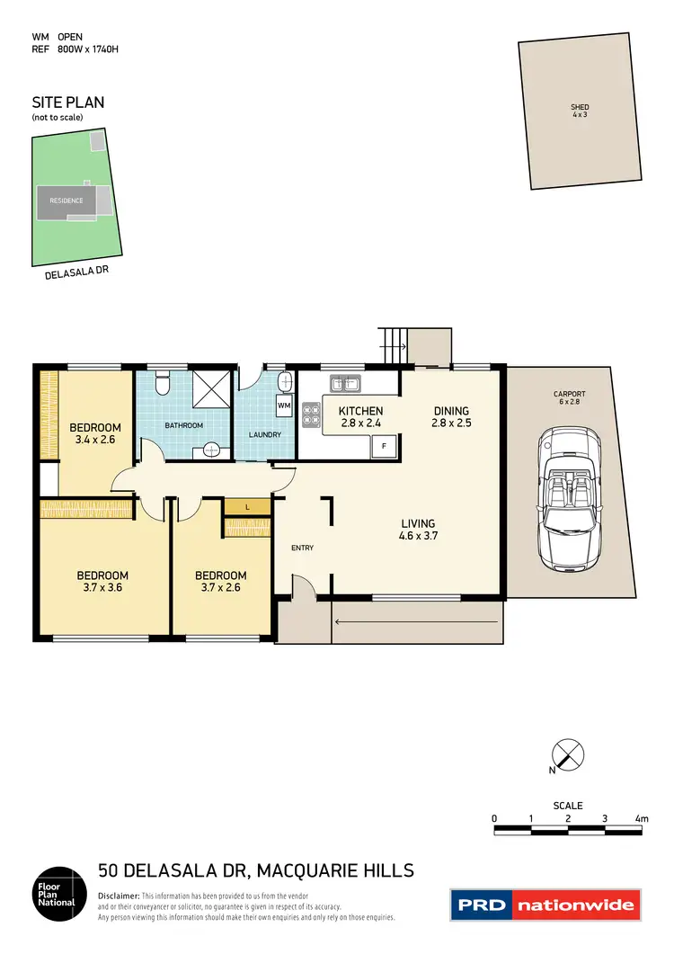 Floorplan of Homely house listing, 50 Delasala Drive, Macquarie Hills NSW 2285