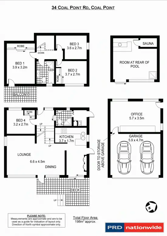 Floorplan of Homely house listing, 34 Coal Point Rd, Coal Point NSW 2283