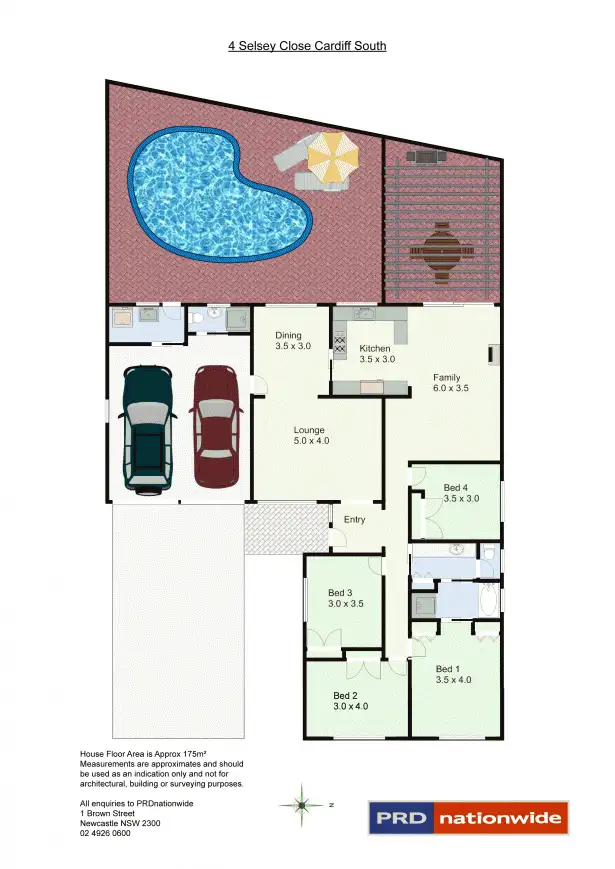 Floorplan of Homely house listing, 4 Selsey Close, Cardiff South NSW 2285