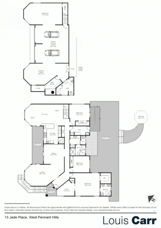 Floorplan of Homely house listing, 13 Jade Place, West Pennant Hills NSW 2125