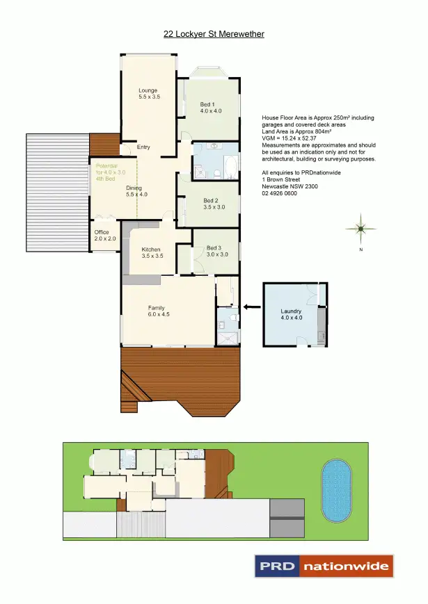 Floorplan of Homely house listing, 22 Lockyer Street, Merewether NSW 2291