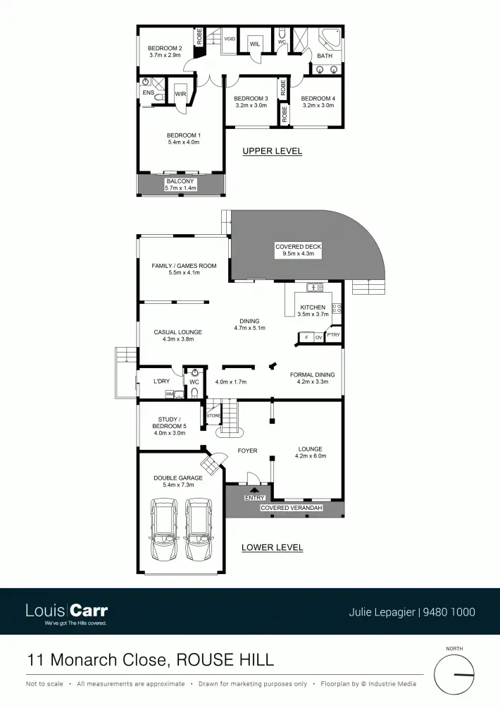 Floorplan of Homely house listing, 11 Monarch Close, Rouse Hill NSW 2155