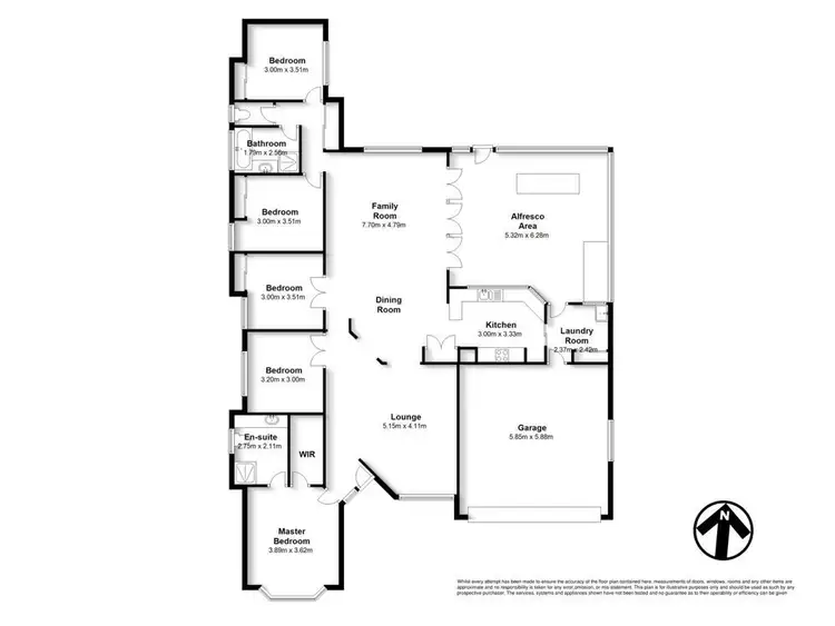 Floorplan of Homely house listing, 28 Ringtail Court, Narangba QLD 4504