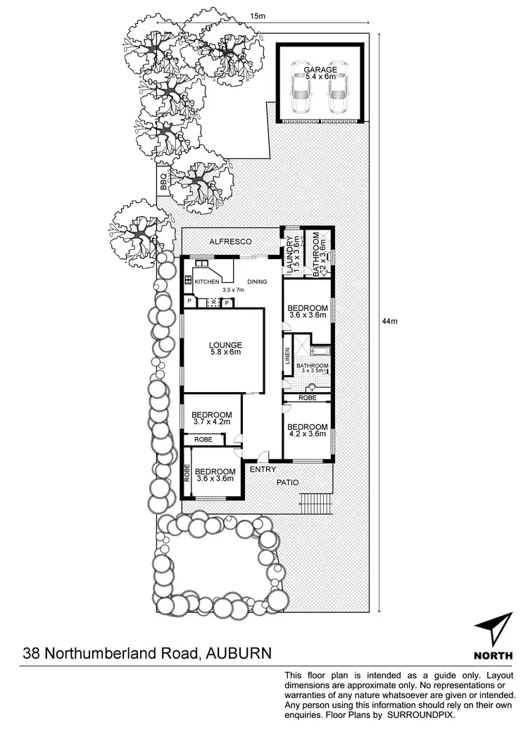 Floorplan of Homely house listing, 38 Northumberland Rd, Auburn NSW 2144
