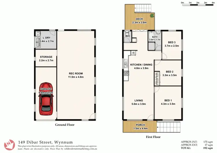 Floorplan of Homely house listing, 149 Dibar Street, Wynnum QLD 4178