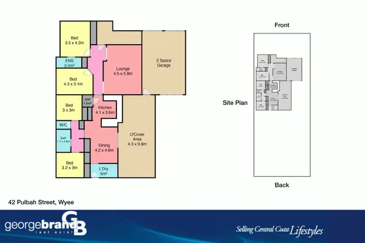 Floorplan of Homely house listing, 42 Pulbah Street, Wyee NSW 2259