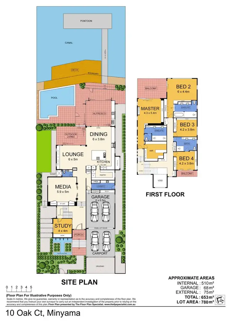 Floorplan of Homely house listing, 10 Oak Court, Minyama QLD 4575