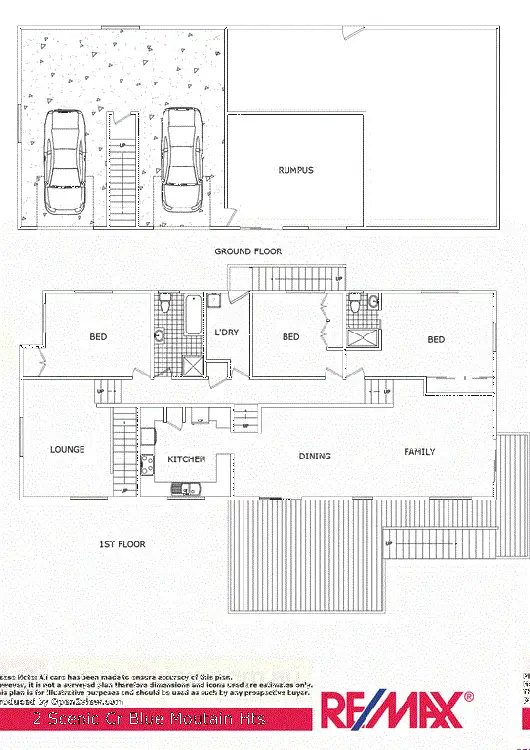 Floorplan of Homely house listing, 2 Scenic Cres, Blue Mountain Heights QLD 4350