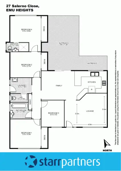 Floorplan of Homely house listing, 27 Salerno Close, Emu Heights NSW 2750