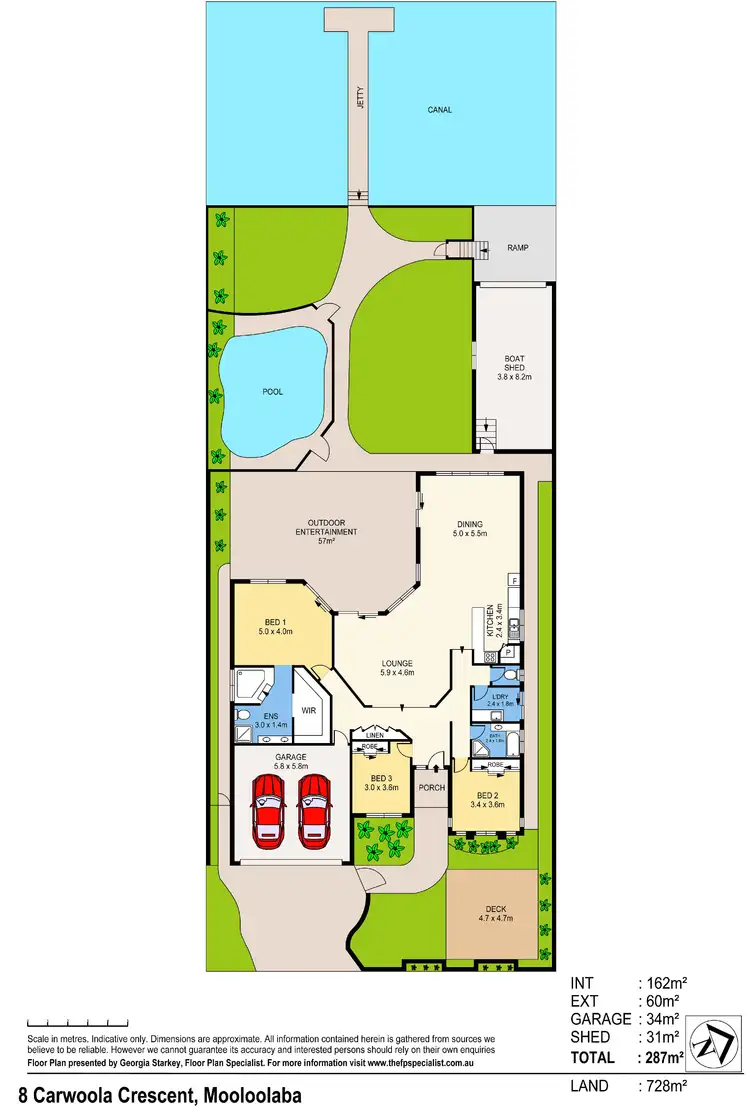 Floorplan of Homely house listing, 8 Carwoola Crescent, Mooloolaba QLD 4557