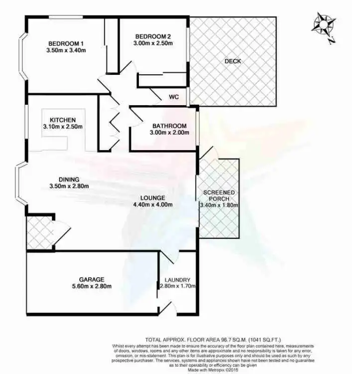 Floorplan of Homely villa listing, 2/6 Moller Drive, Sawtell NSW 2452