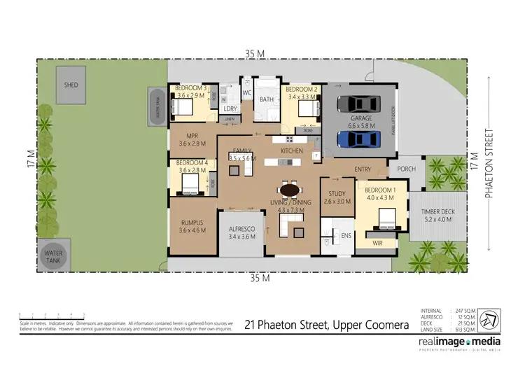 Floorplan of Homely house listing, 21 Phaeton Street, Upper Coomera QLD 4209