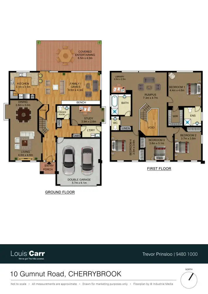Floorplan of Homely house listing, 10 Gumnut Road, Cherrybrook NSW 2126