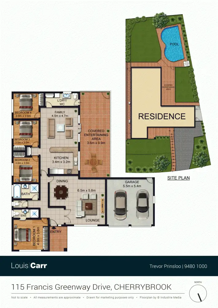 Floorplan of Homely house listing, 115 Francis Greenway, Cherrybrook NSW 2126