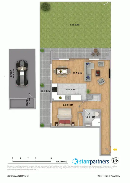 Floorplan of Homely unit listing, 2/36-40 Gladstone Street, North Parramatta NSW 2151