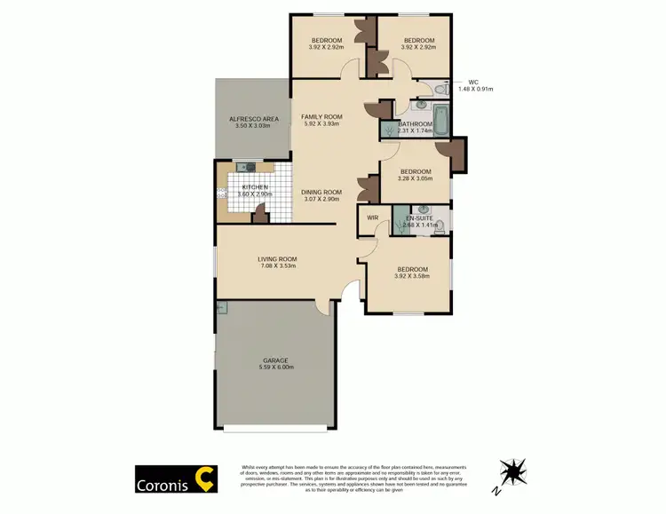 Floorplan of Homely house listing, 1 Denson Street, Morayfield QLD 4506