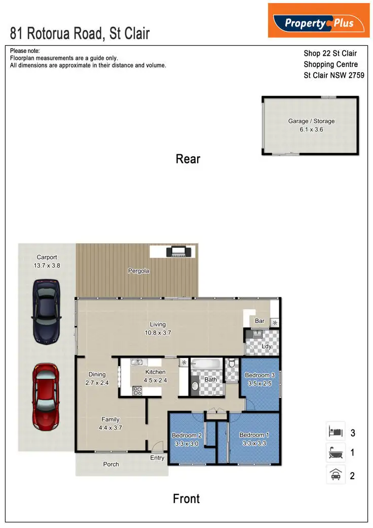 Floorplan of Homely house listing, 81 Rotorua Road, St Clair NSW 2759