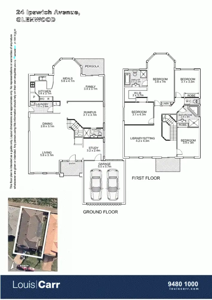 Floorplan of Homely house listing, 24 Ipswich Avenue, Glenwood NSW 2768