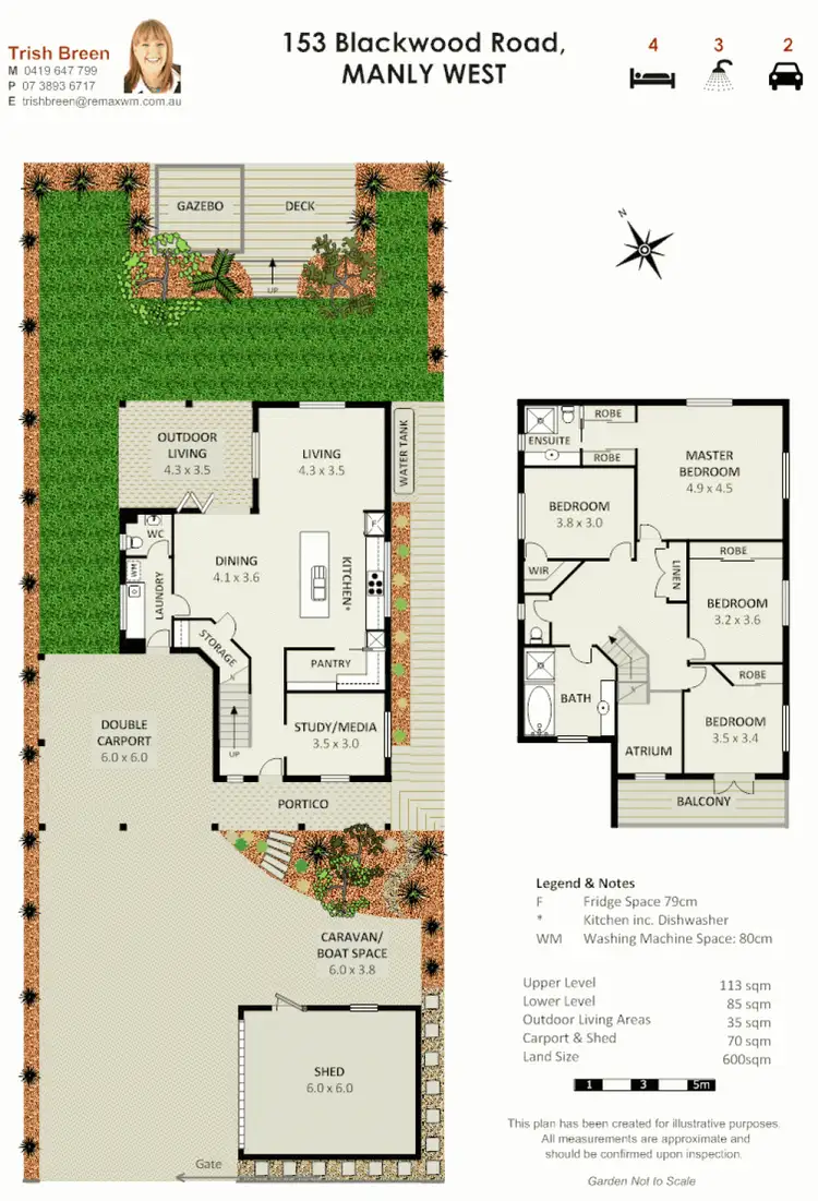 Floorplan of Homely house listing, 153 Blackwood Rd, Manly West QLD 4179