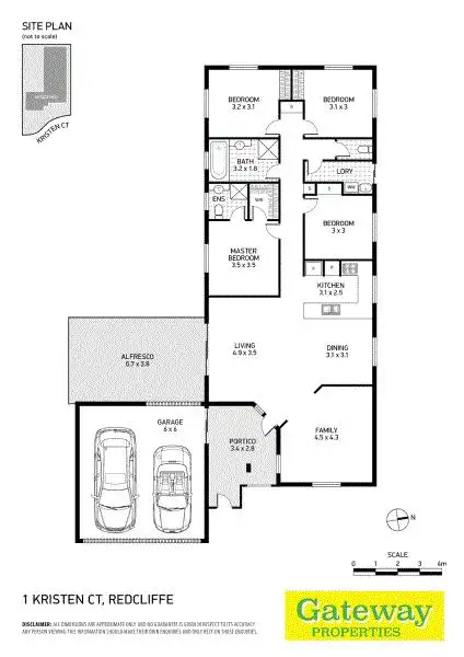 Floorplan of Homely house listing, 1 Kristen Court, Redcliffe QLD 4020