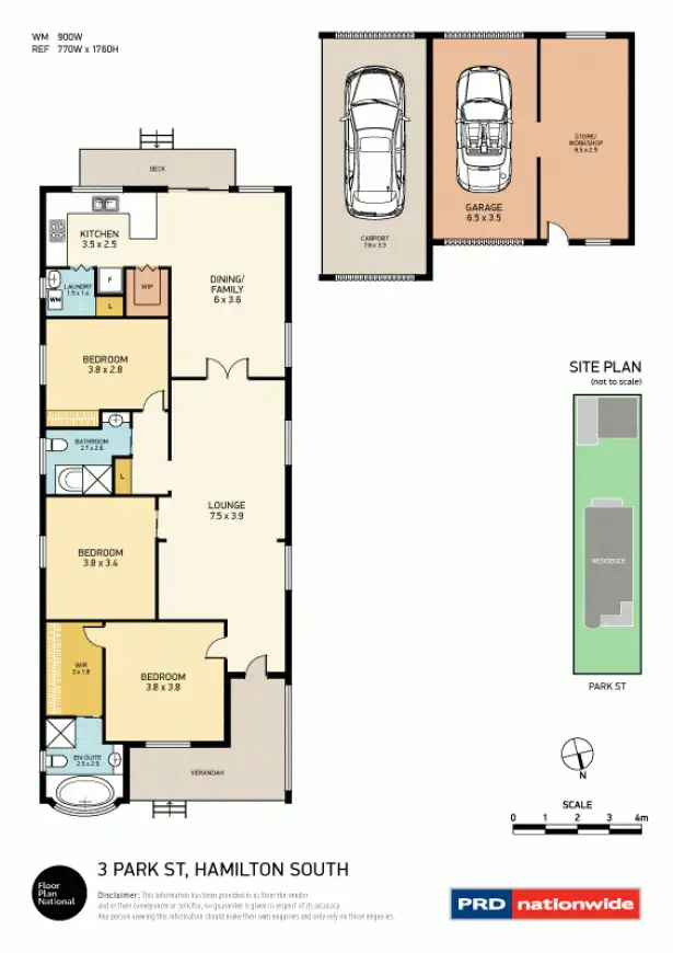 Floorplan of Homely house listing, 3 Park Street, Hamilton South NSW 2303