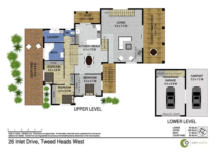 Floorplan of Homely house listing, 26 Inlet Drive, Tweed Heads West NSW 2485