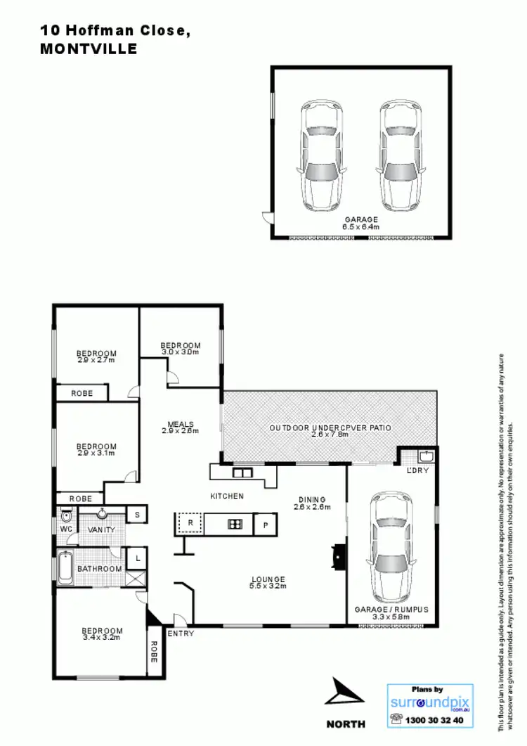 Floorplan of Homely house listing, 10 Hoffman Close, Montville QLD 4560