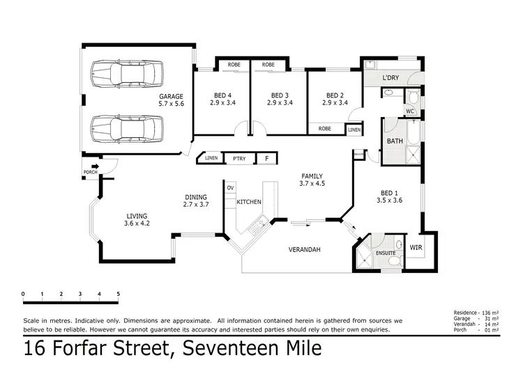 Floorplan of Homely house listing, 16 Forfar Street, Seventeen Mile Rocks QLD 4073