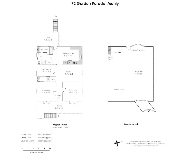 Floorplan of Homely house listing, 72 Gordon Pde, Manly QLD 4179