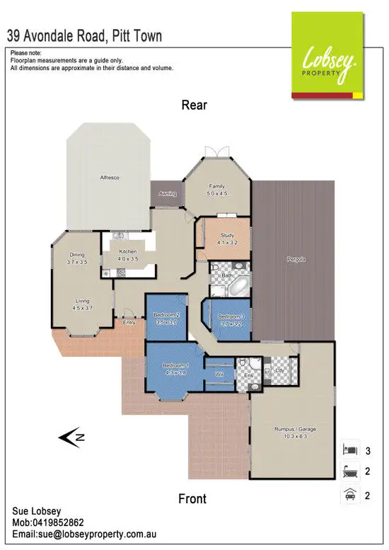 Floorplan of Homely rural property listing, 39 Avondale Road, Pitt Town NSW 2756