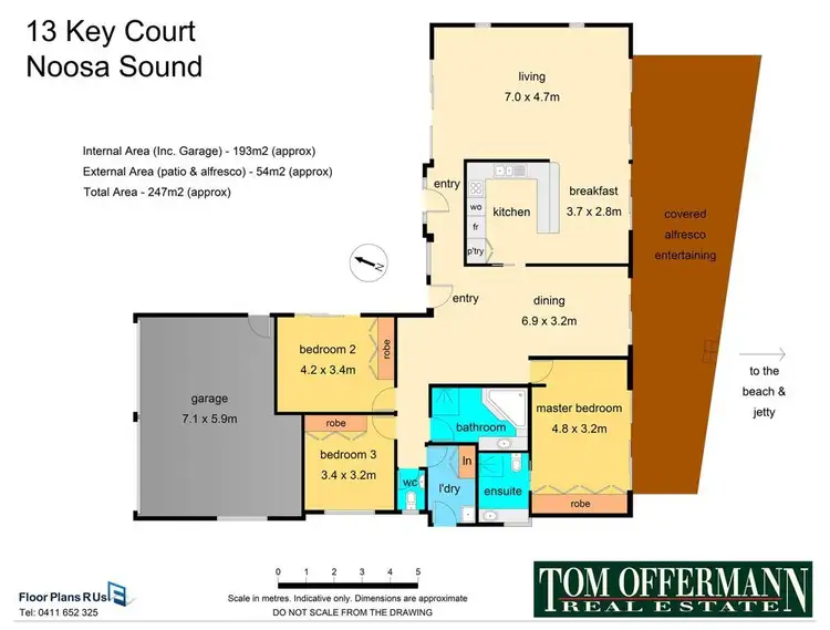 Floorplan of Homely house listing, 13 Key Ct, Noosa Heads QLD 4567