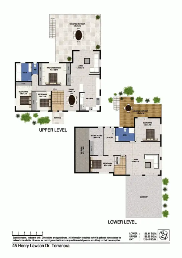 Floorplan of Homely house listing, 45 Henry Lawson Dr, Terranora NSW 2486