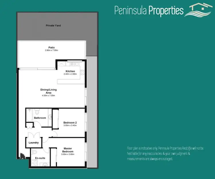 Floorplan of Homely unit listing, 2/19 Downs Street, Redcliffe QLD 4020