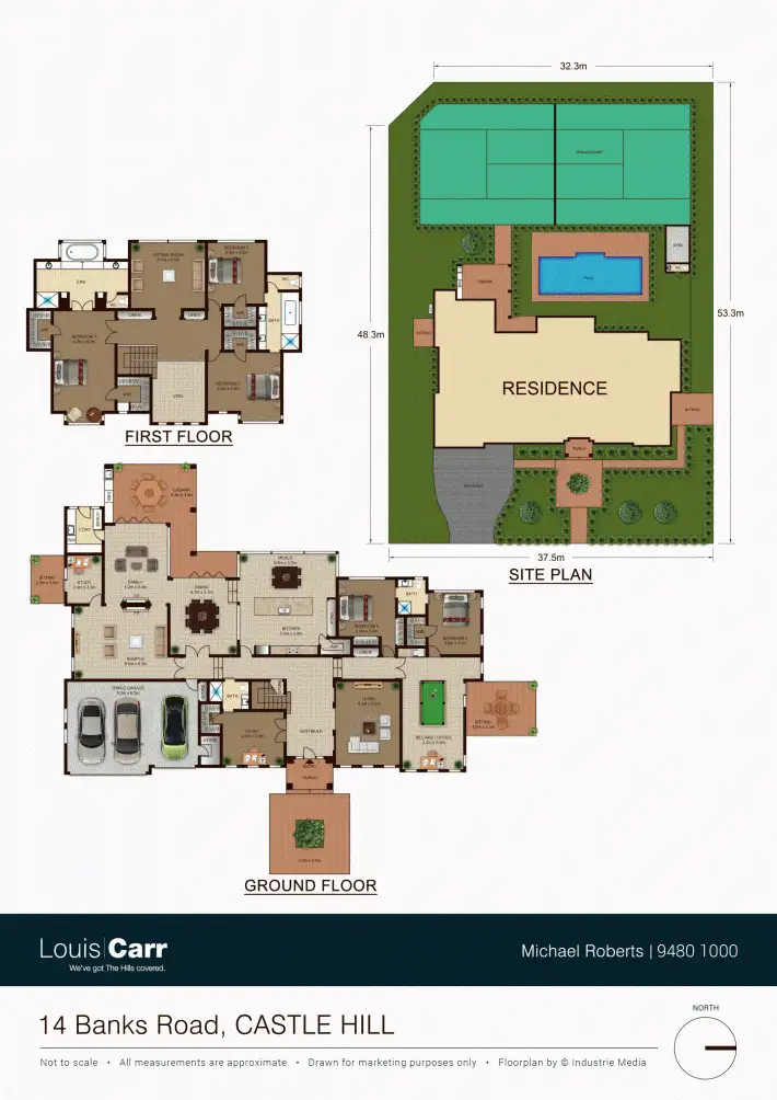 Floorplan of Homely house listing, 14 Banks Road, Castle Hill NSW 2154