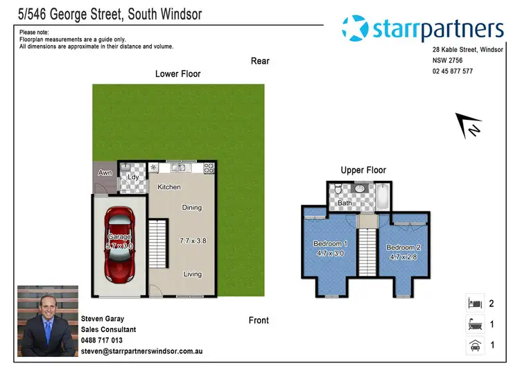 Floorplan of Homely house listing, 5/546 George Street, South Windsor NSW 2756